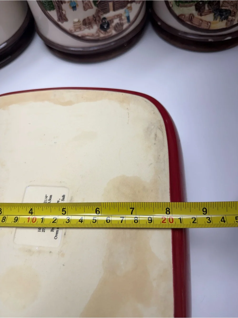 Chantel Rectangle Stoneware Lasagna Baking Dish - Oven to Table 8.75” x 10.5”
